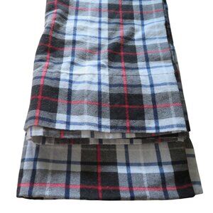 Pendleton Set of 2 Standard Pillowcases 20" x 39" Plaid Flannel Cotton